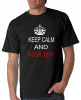 6 Pc KEEP CALM tshirts with your custom print
